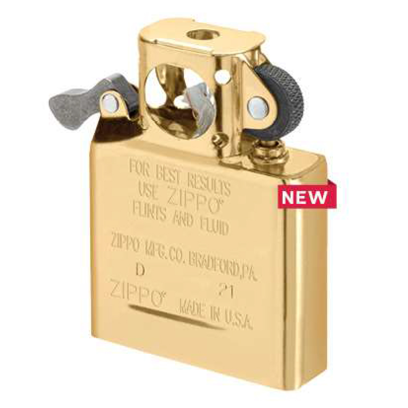 Feuerzeug Einsatz Zippo Pfeife Goldfarben 60006446