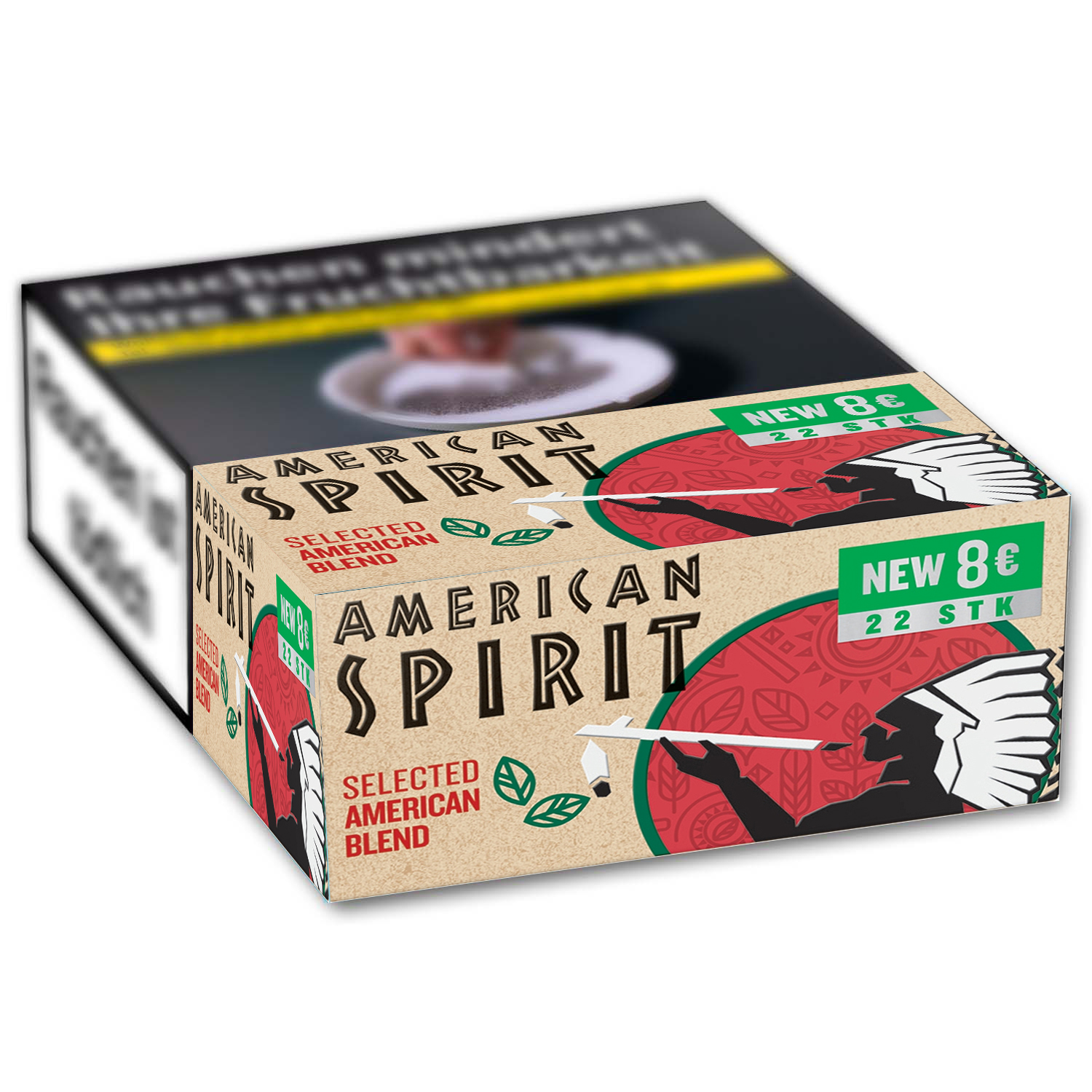 American Spirit Selected Red BP L Zigaretten Stange