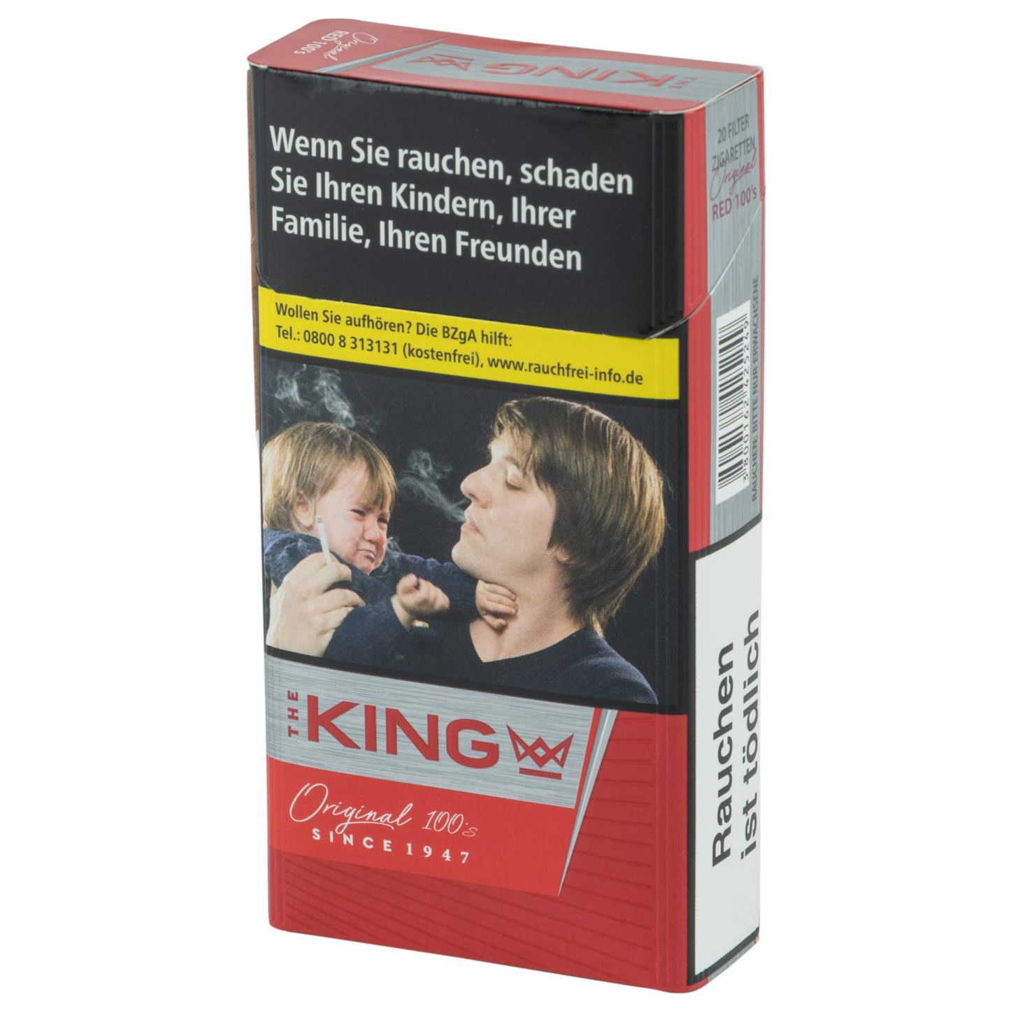 King Red 100'S Long Size Zigaretten Stange