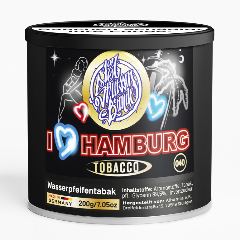 187 I Love Hamburg (Beerenmix, Honigmelone, Waldbeeren, Wassermelone) (200 Gramm)