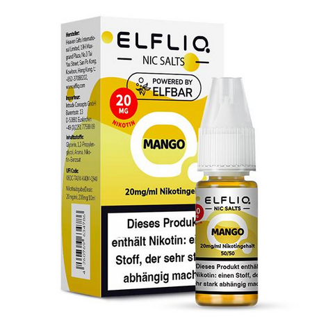 E-Liquid Nikotinsalz Elfbar Elfliq Mango 20mg