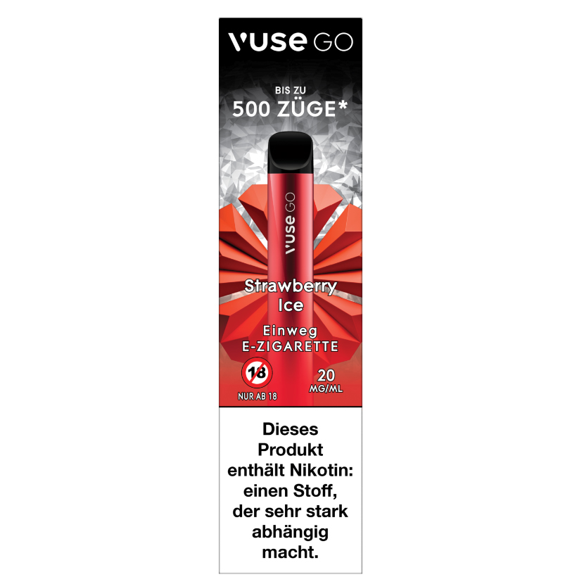 E-Zigarette Vuse Go 700 Einweg Strawberry Ice 20mg