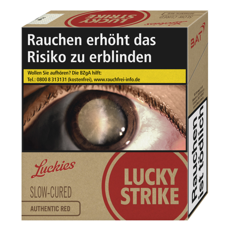 Lucky Strike  Authentic Red Super  Zigaretten Stange