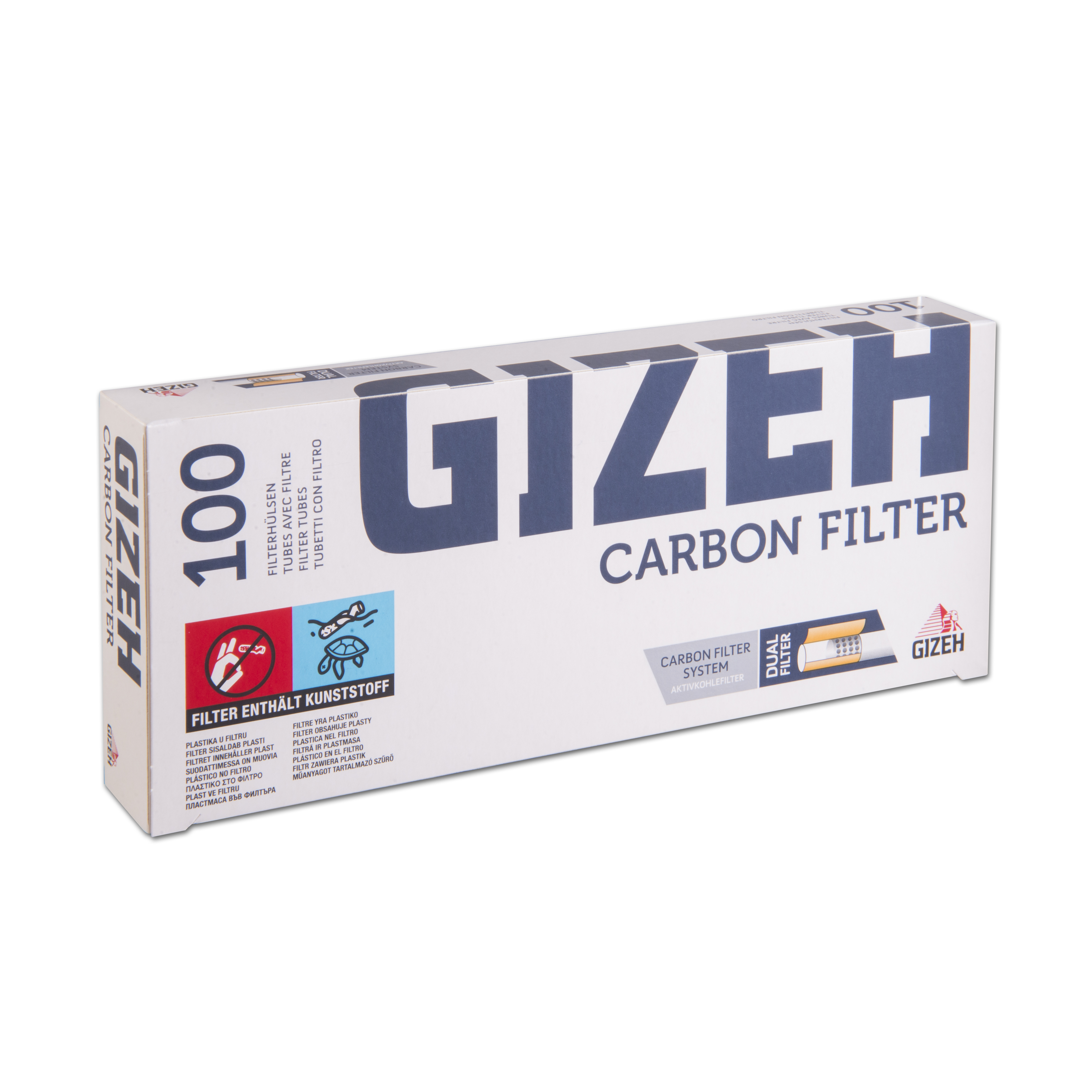 Gizeh Carbon 100 Hülsen