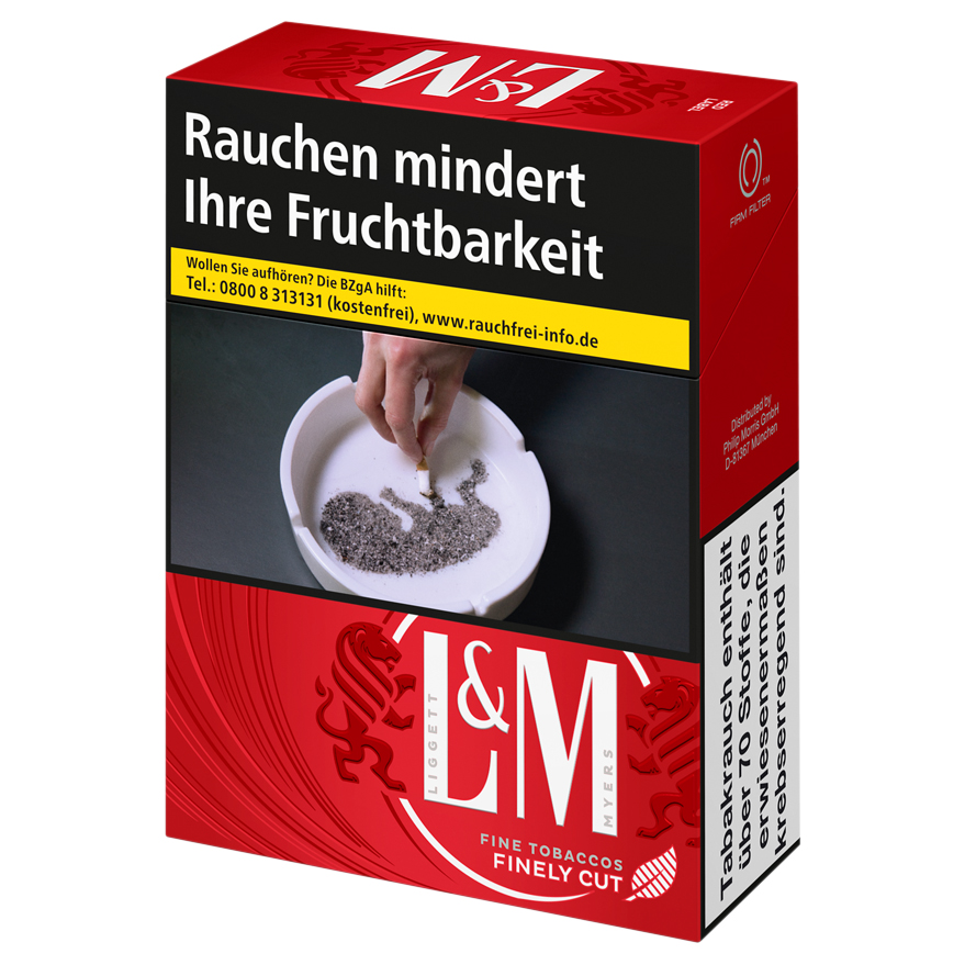 L&M Red Label 2XL-Box  Zigaretten Stange
