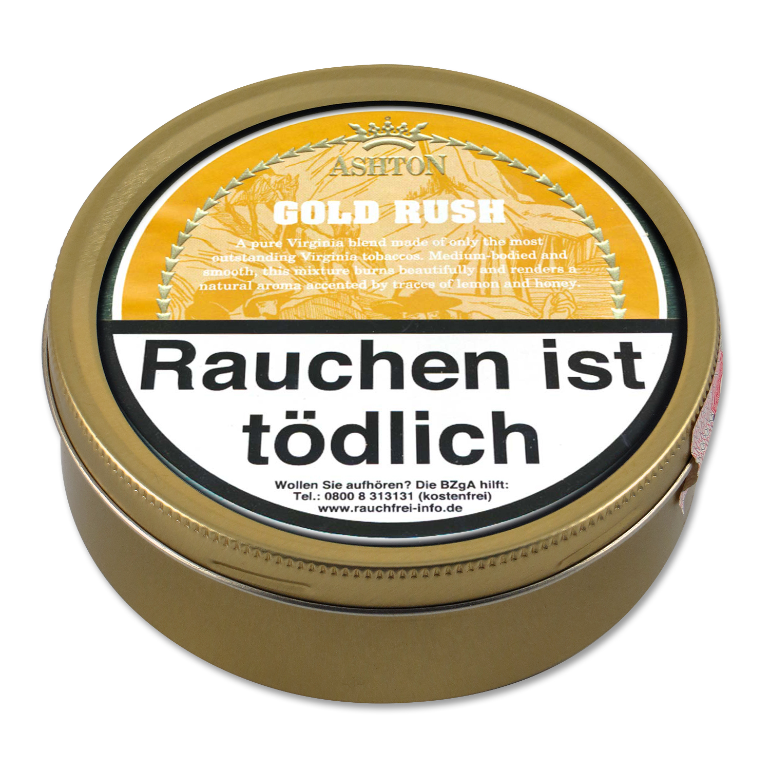 Pfeifentabak Ashton Pipe Tobacco Gold Rush (50 Gramm)