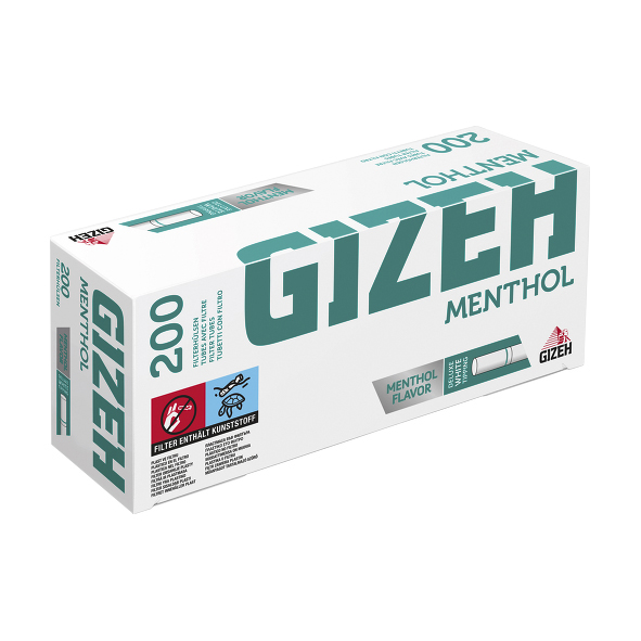 Gizeh Menthol Hülsen 200 Stück