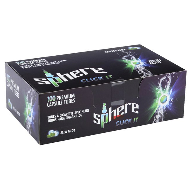Sphere Menthol  Click Hülsen 100 Stück