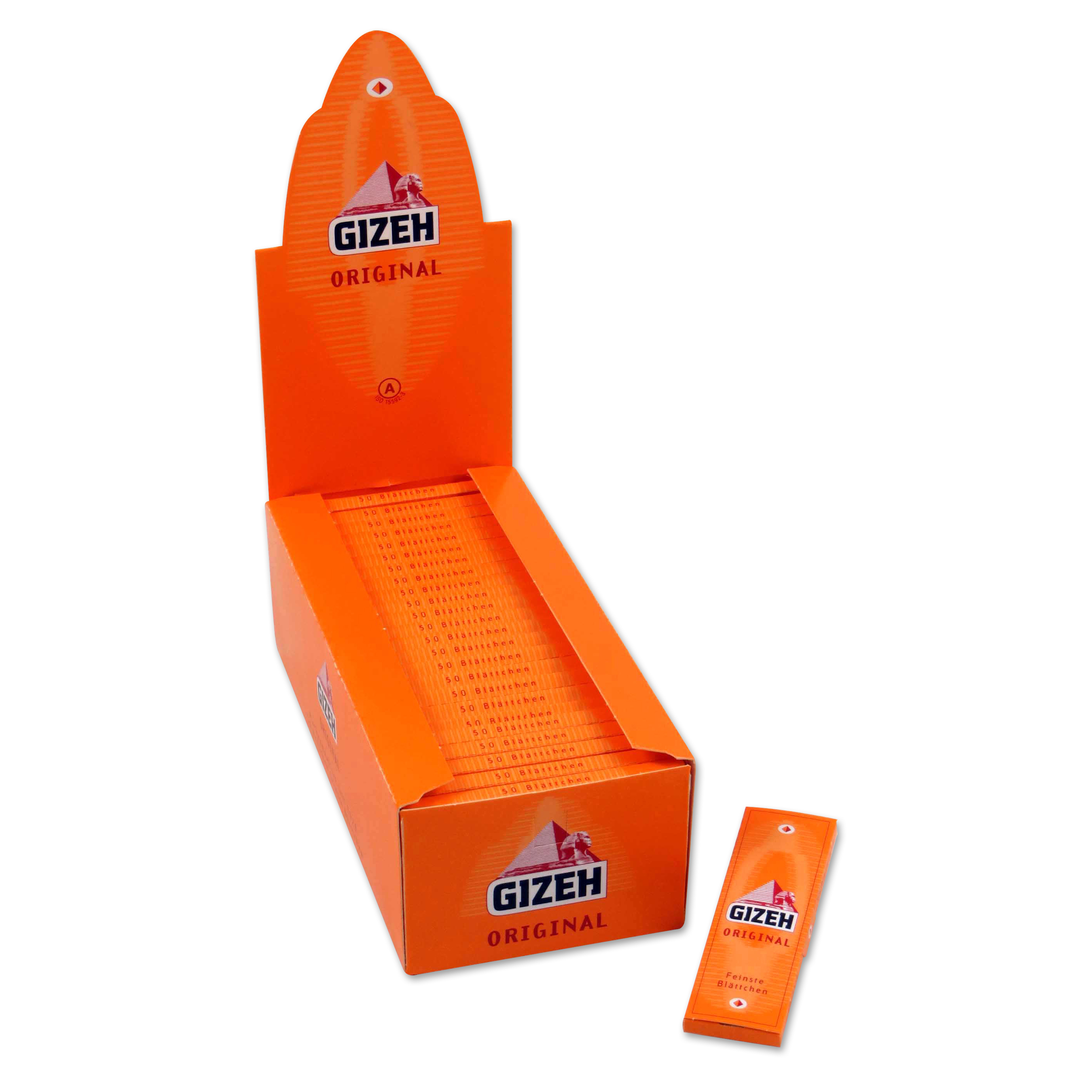 Gizeh Gelb Zigarettenpapier 50X50