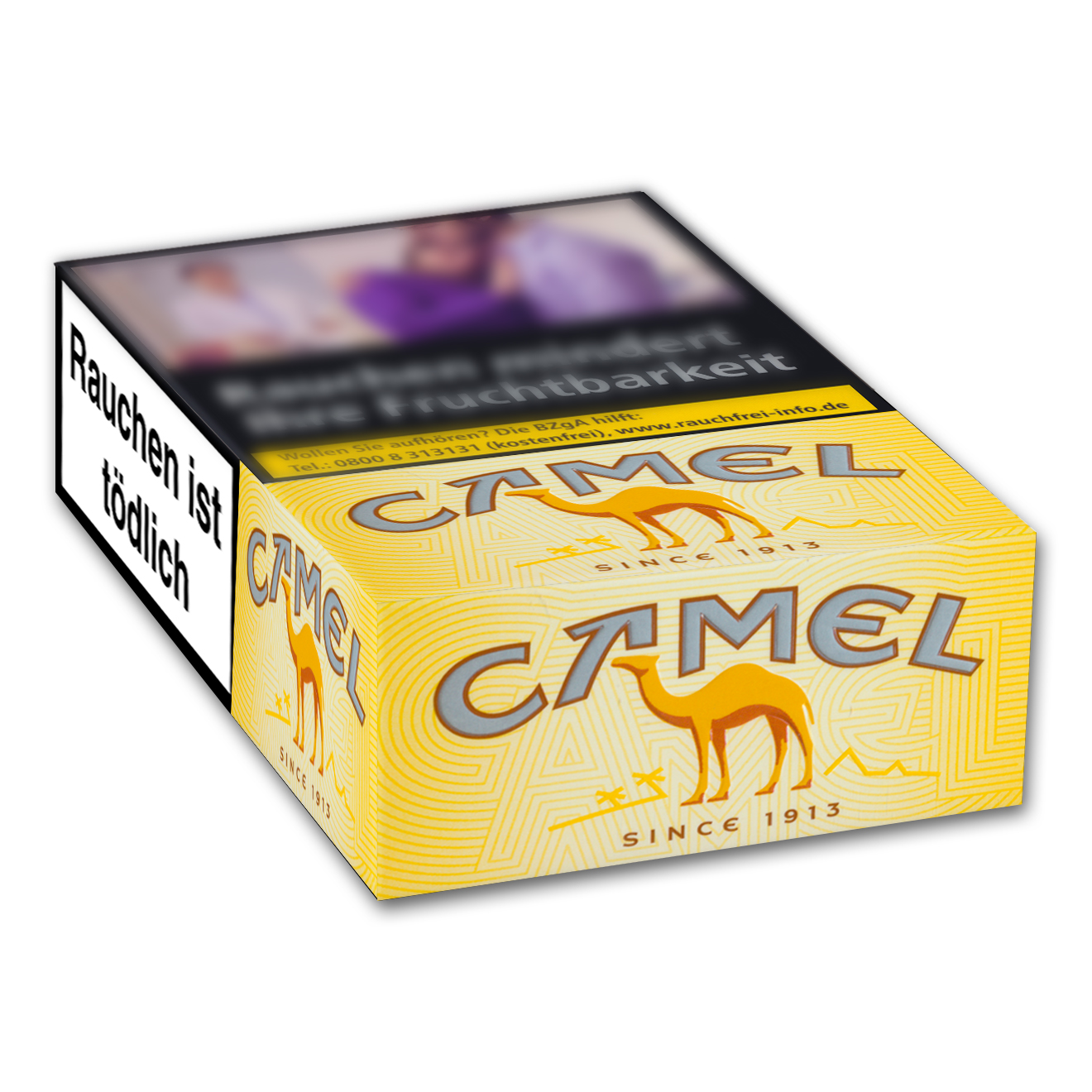 Camel Yellow Filter Automatenpackung L-Box Zigaretten Stange