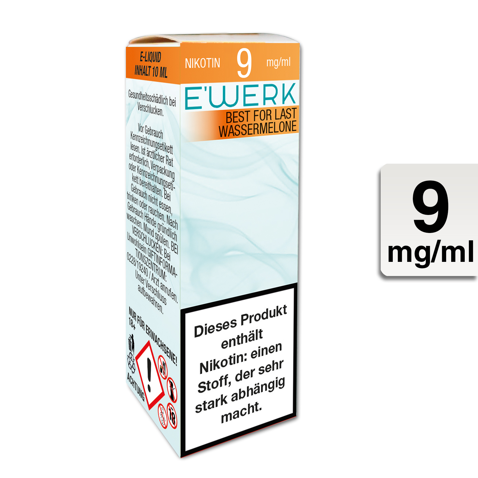 E-Liquid E'Werk Best For Last 9 mg (Wassermelone)