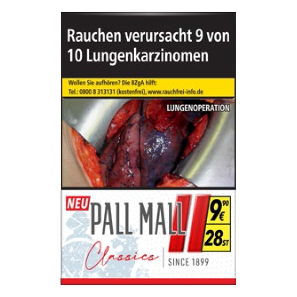 Pall Mall Classic Red Super Zigaretten Stange