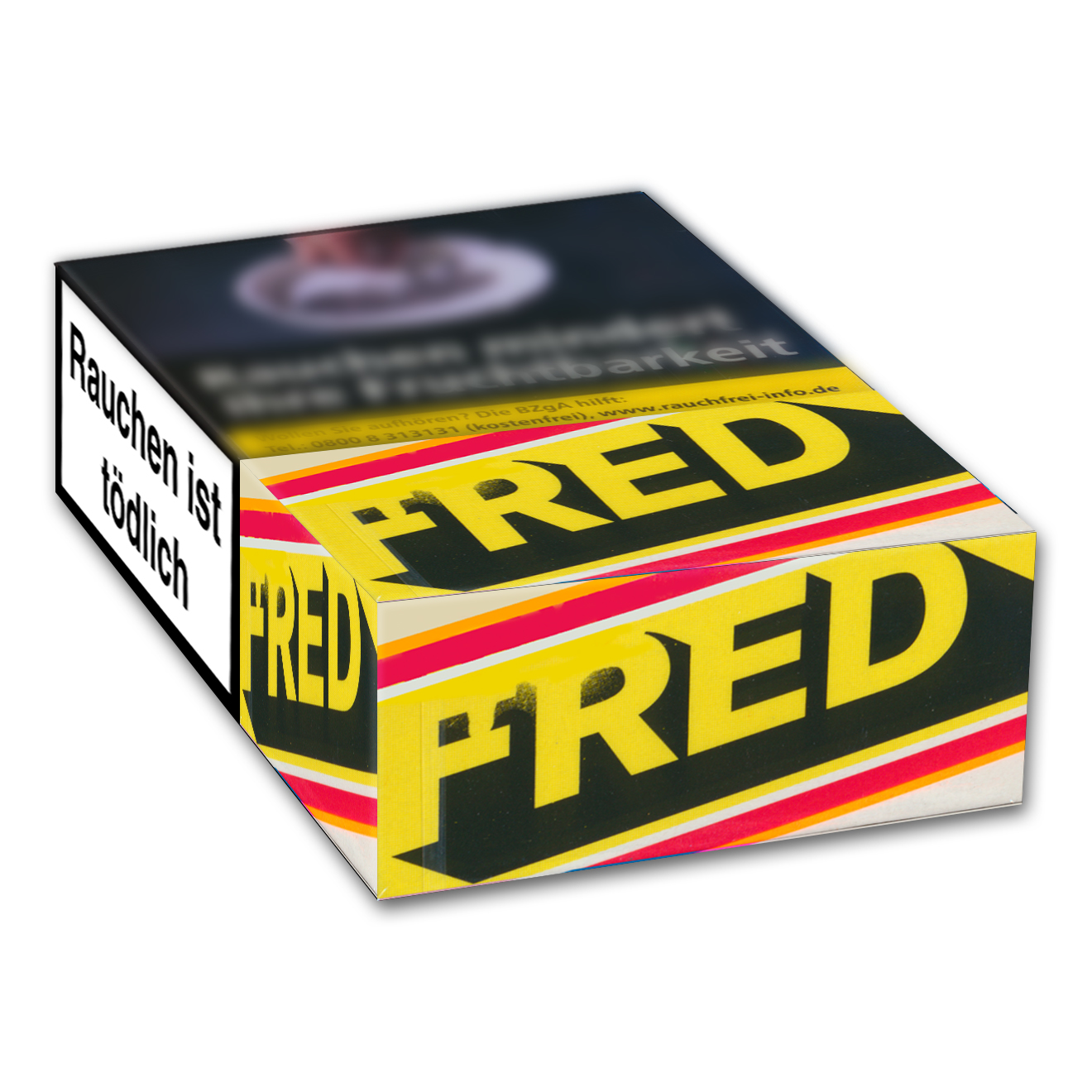 Fred Klaass Red Jaune Zigaretten Stange