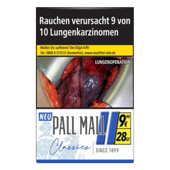 Pall Mall Classic Blue Super Zigaretten Stange
