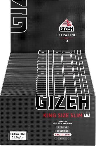 Gizeh Black King Size Slim25X34