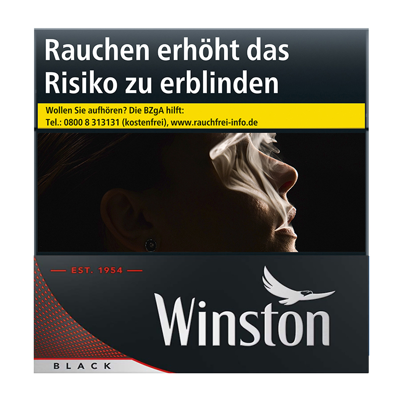 Winston Black BP 5XL  Zigaretten Stange