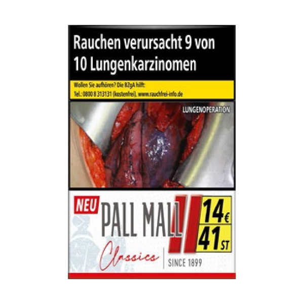 Pall Mall Classic Red Zigaretten Stange