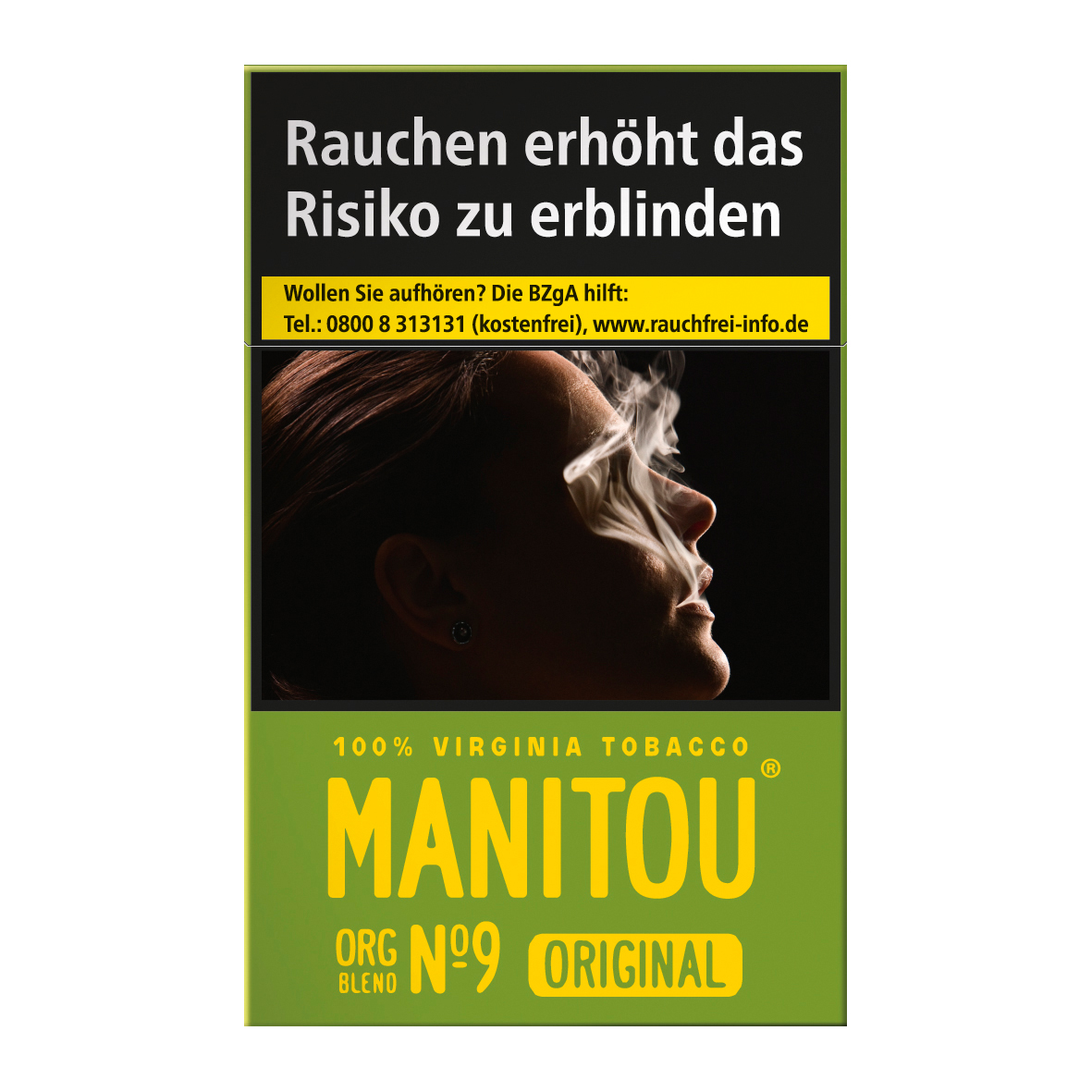Manitou Organic Blend No 9 Green L Zigaretten Stange