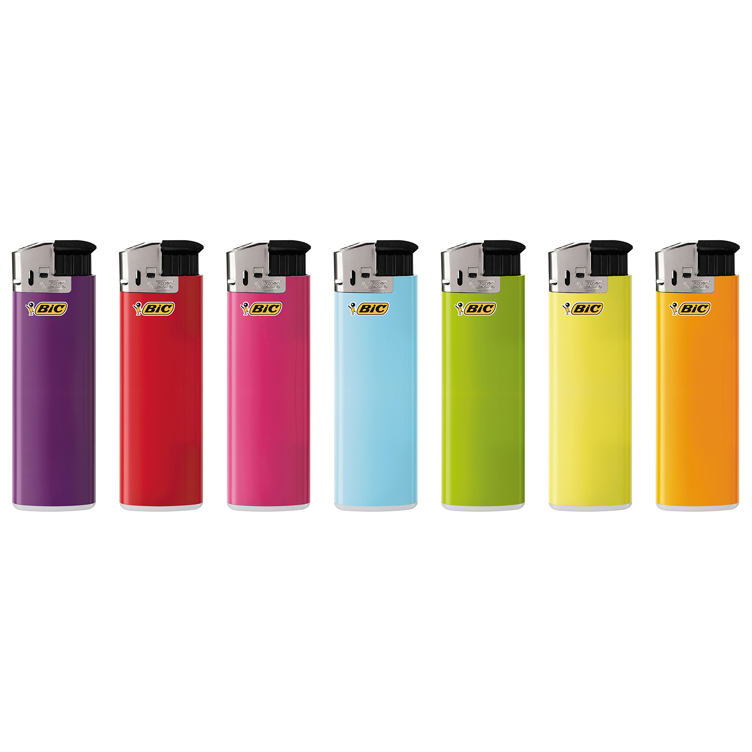 Einwegfeuerzeug Piezo Bic Bicolors Steller Mit 50 Stück