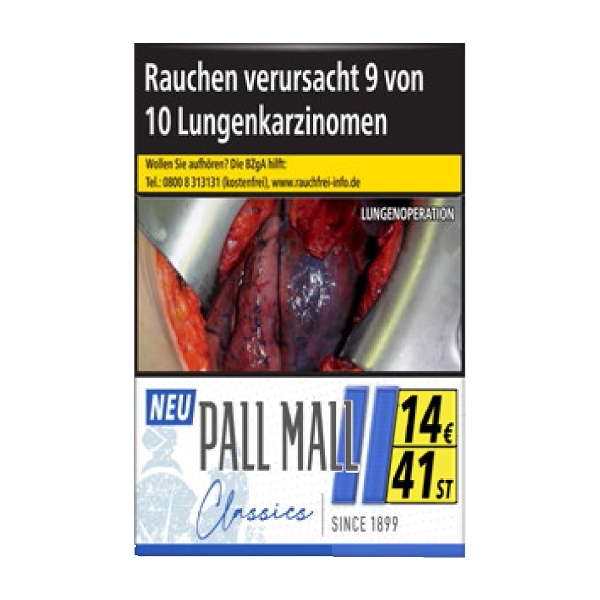 Pall Mall Classic Blue Zigaretten Stange