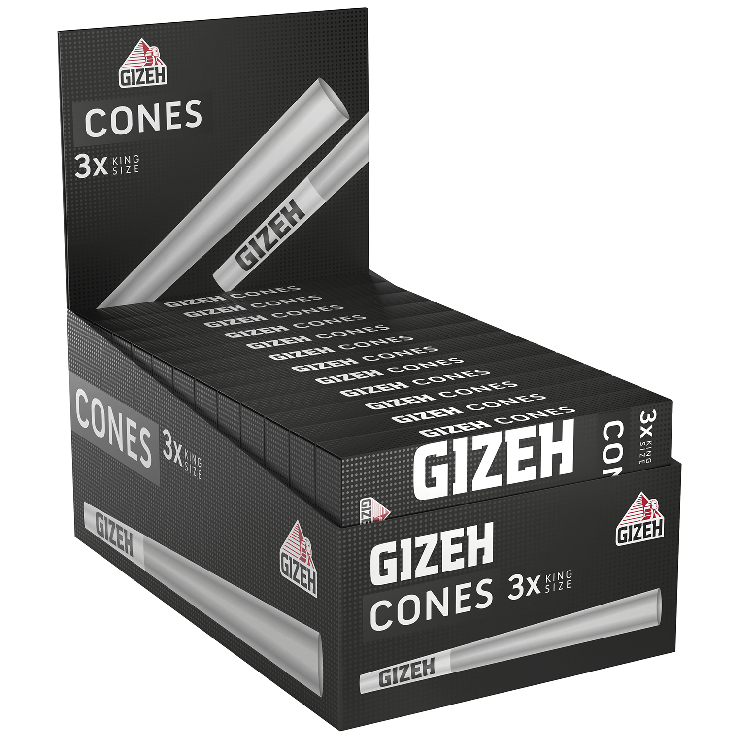 Gizeh Black Cones + Tips