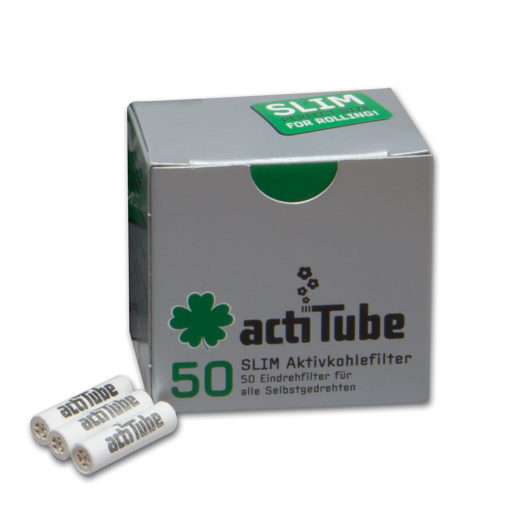 Actitube Slim 7Mm Aktivkohlefilter 50 Stück