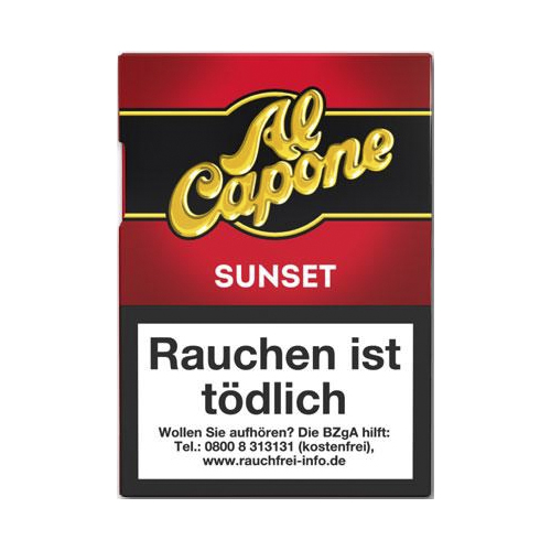 Zigarillos Al Capone Pockets Sunset Filter