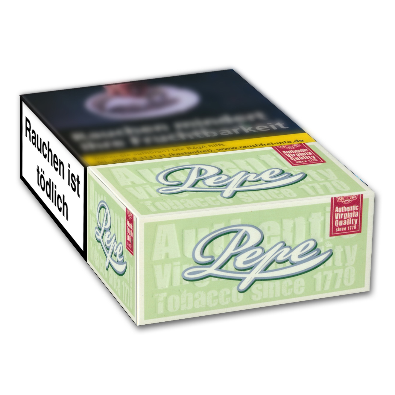 Pepe Bright Green L-Box Zigaretten Stange