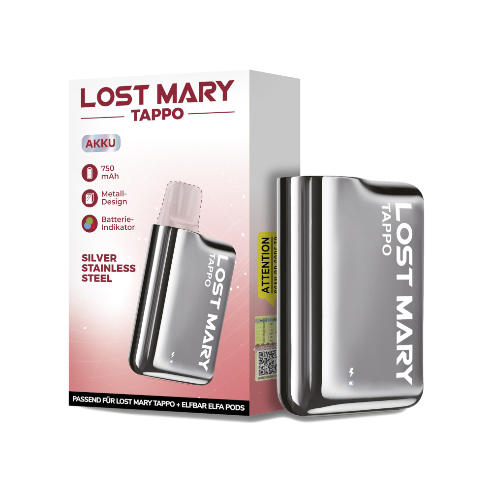E-Zigarette Lost Mary Tappo Silber 750Mah