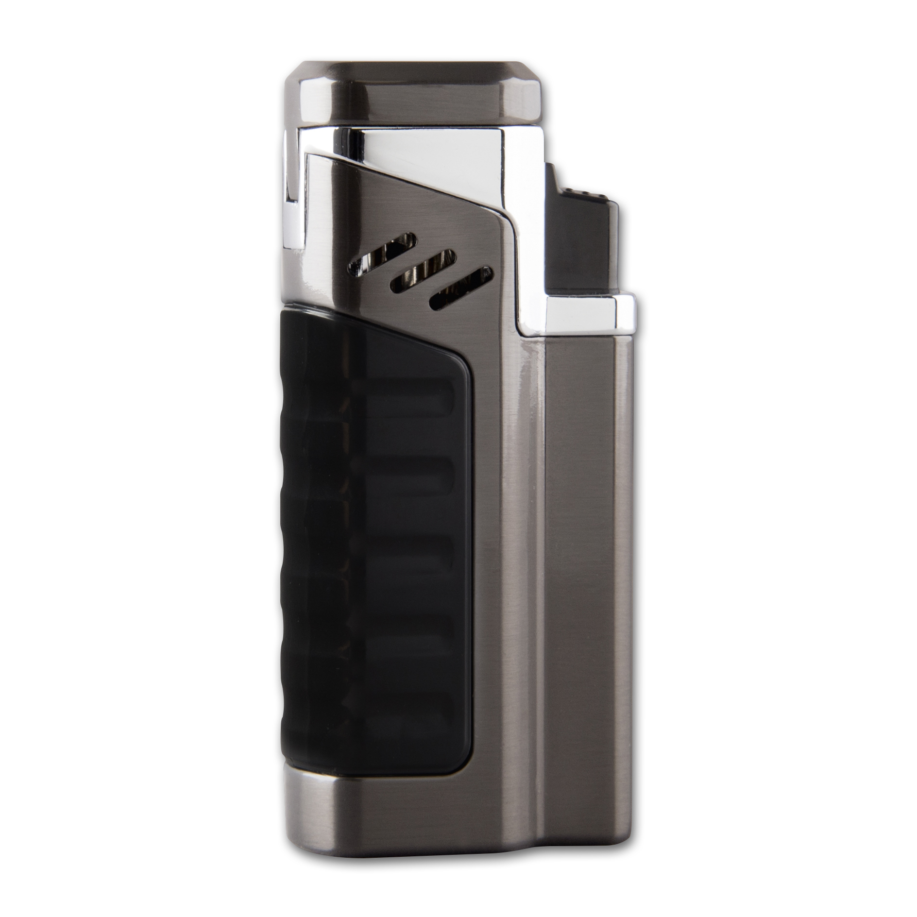 Cigarrenfeuerzeug Jet 4-Fach Sky X4 Jet Dark Gun Sat. Rundcutter 6Mm