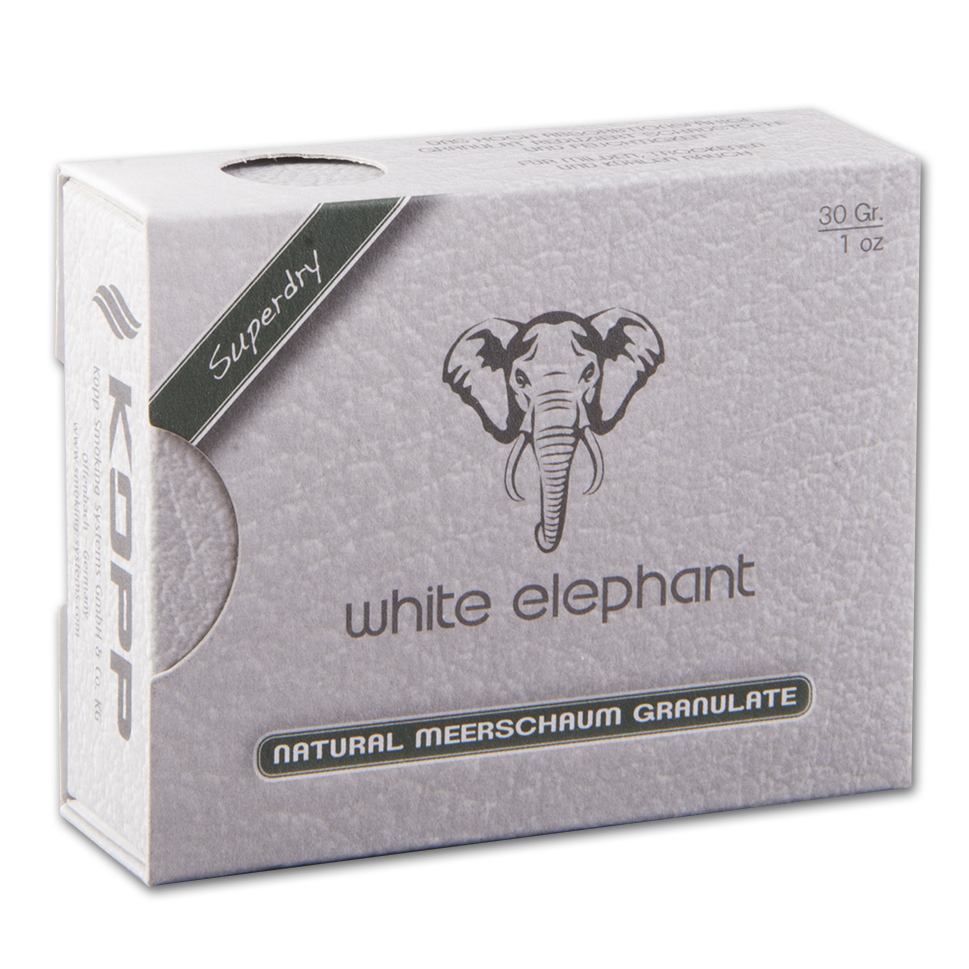 Naturmeerschaum-Granulat WHITE ELEPHANT Superdry 30 Gramm