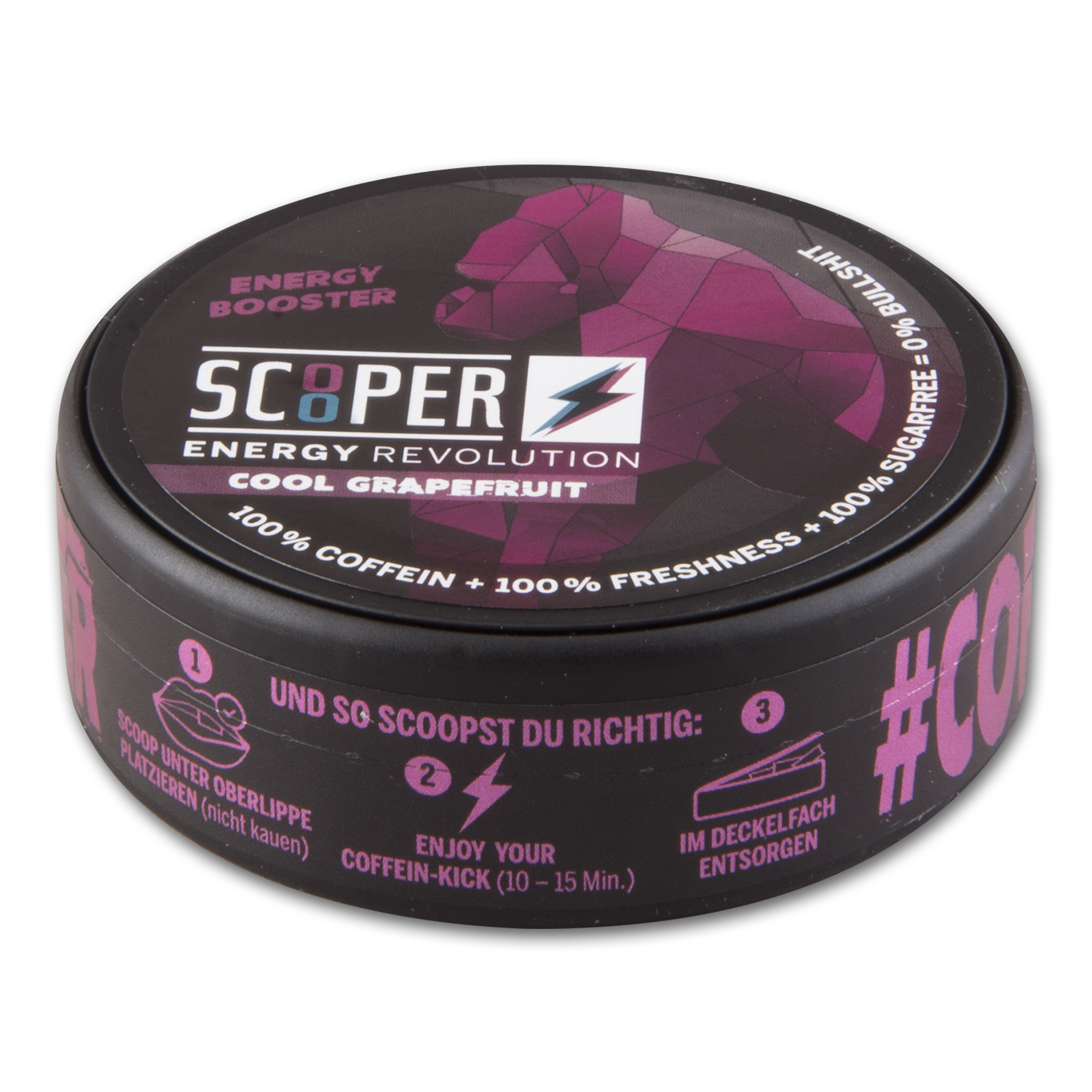 Scooper Energy Cool Grapefruit 12 Stück/Dose
